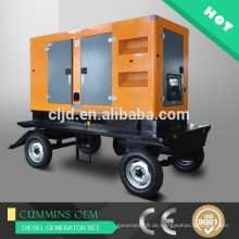 120kw mobiler generator silent diesel 150kva trailer genset